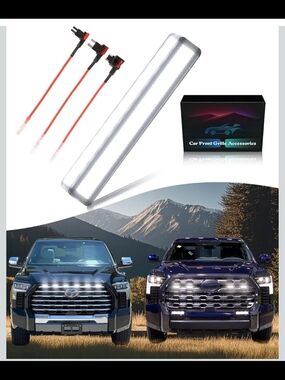 6 Pack Front Bumper LED Grill Light Kit for 2019-2024 2025 Toyota Tundra Raptor